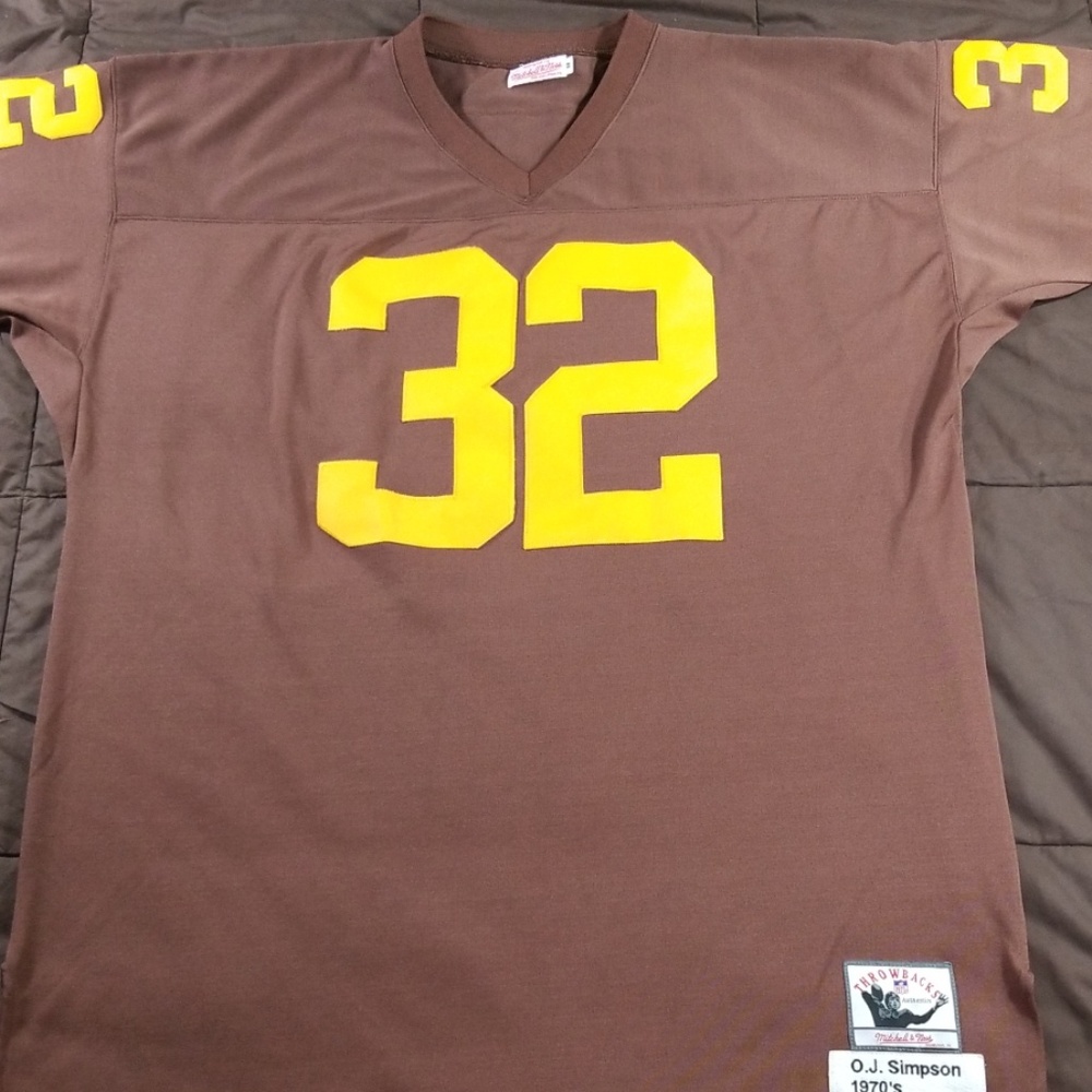 Throwbacks O.J. SIMPSON No. 32 USC Reproduction